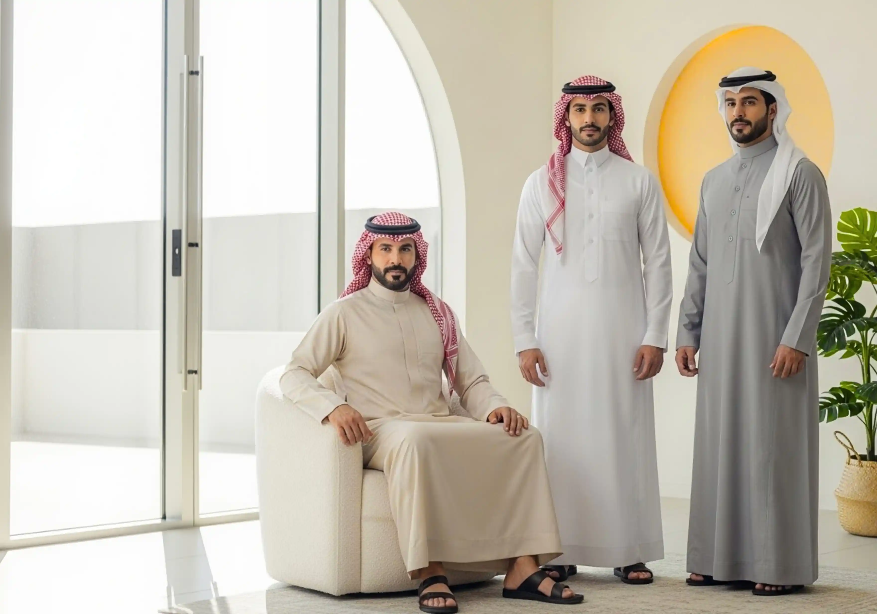 Unique Thobe Style - Modern Saudi traditional garment