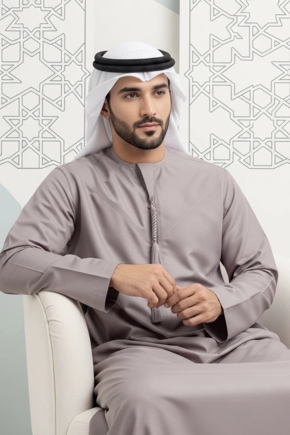 كندورة بلون البرقوق الدافئ | تصميم شباب اليولة | أجود الأقمشة - إصدار إيليت - 2